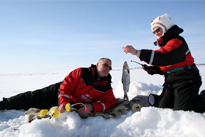 Pêche sur glace