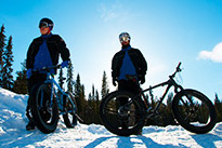 Facultatif : Louez des fatbikes, du matériel de ski de fond ou des raquettes à neige