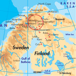 Carte de la Finlande