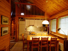 Selon le nombre de personnes vous recevez un chalet type Jerisrant A, Jeriskylä B ou Jeriskylä C