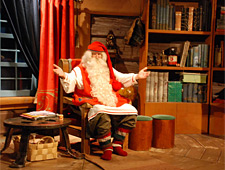 Rovaniemi, la capitale de la Laponie finlandaise et la domicile officielle du Père Noël