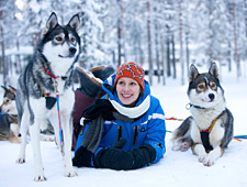 ... ou pour une visite d'un élevage de huskies...