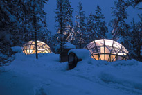 Nuitée dans un igloo de neige