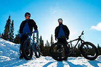 Facultatif : Louez des fatbikes, du matériel de ski de fond ou des raquettes à neige