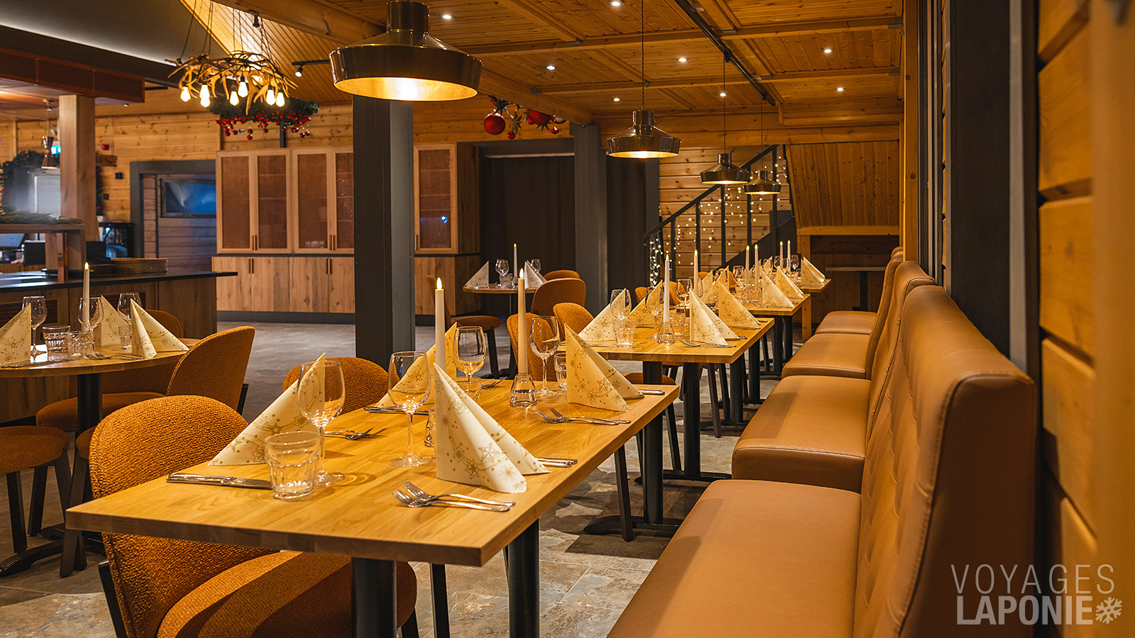 Le restaurant du Harriniva Adventure Resort est situé dans le bâtiment principal