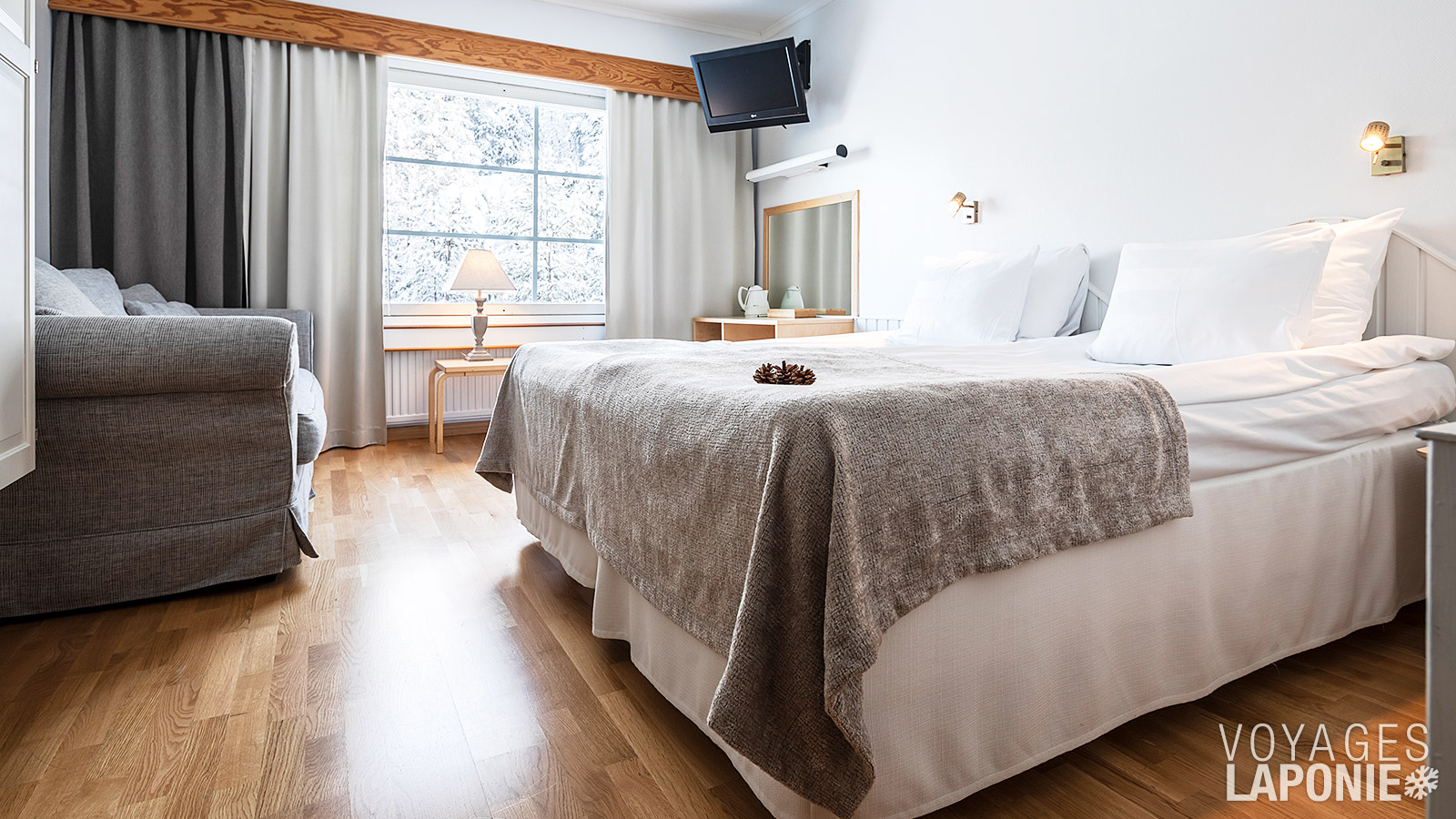 Il y a également 20 chambres familiales spacieuses pour 4 personnes