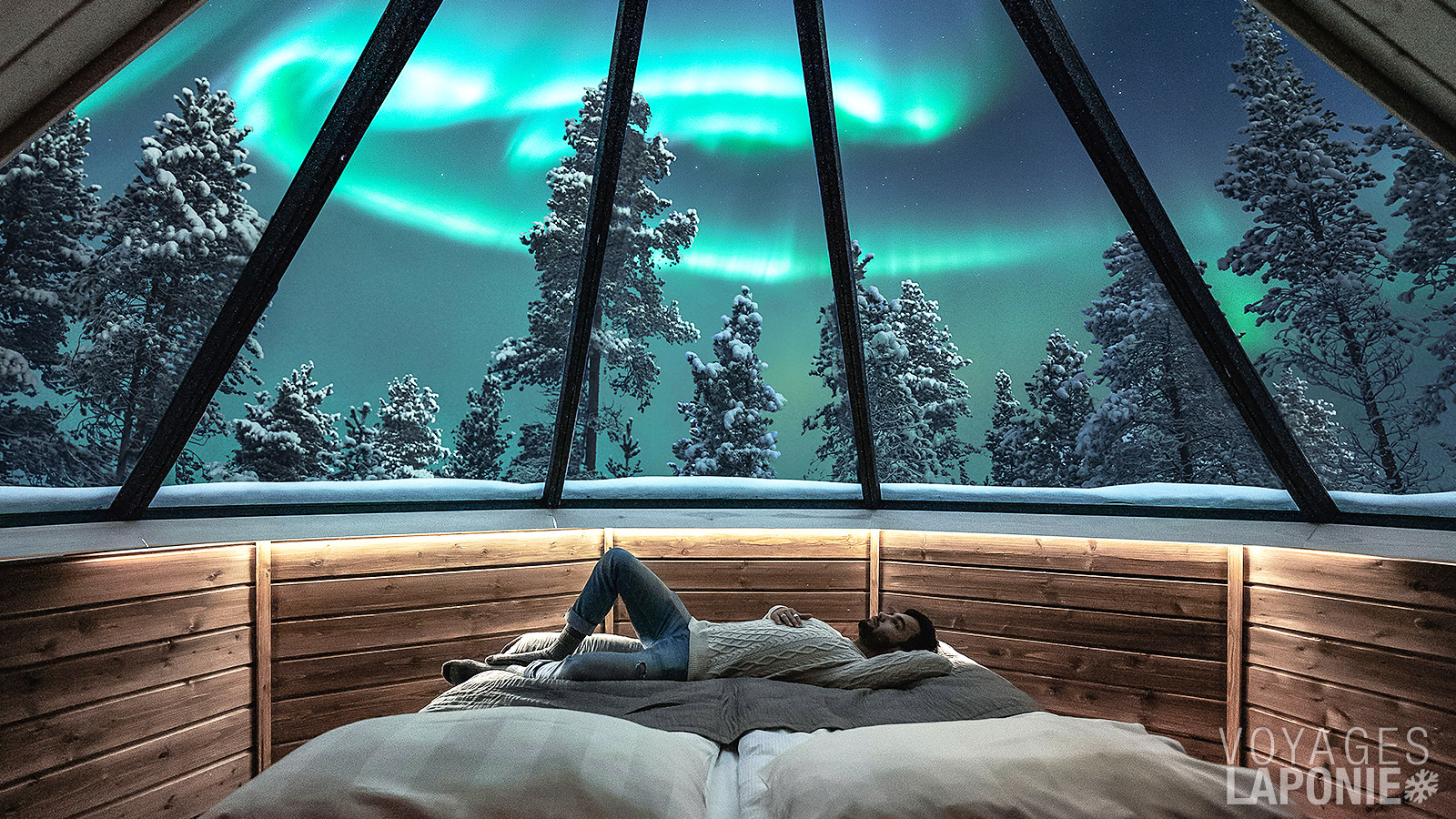 Chaque cabine est équipée d’une salle de bain privée, du chauffage au sol, d’un minibar, d’une machine à espresso et du Wi-Fi