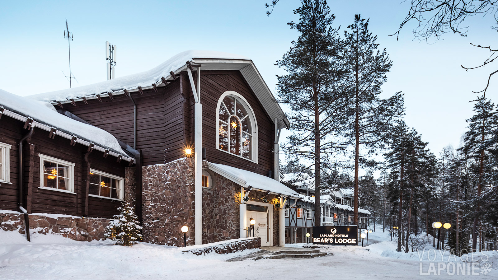 Bienvenue à Bear’s Lodge, à seulement une demi-heure de route de Rovaniemi