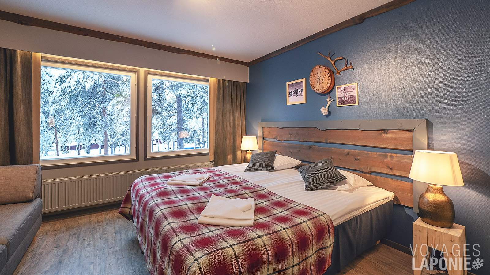 Ce complexe accueillant, composé d’un hôtel et de plusieurs chalets, propose différentes catégories de chambres
