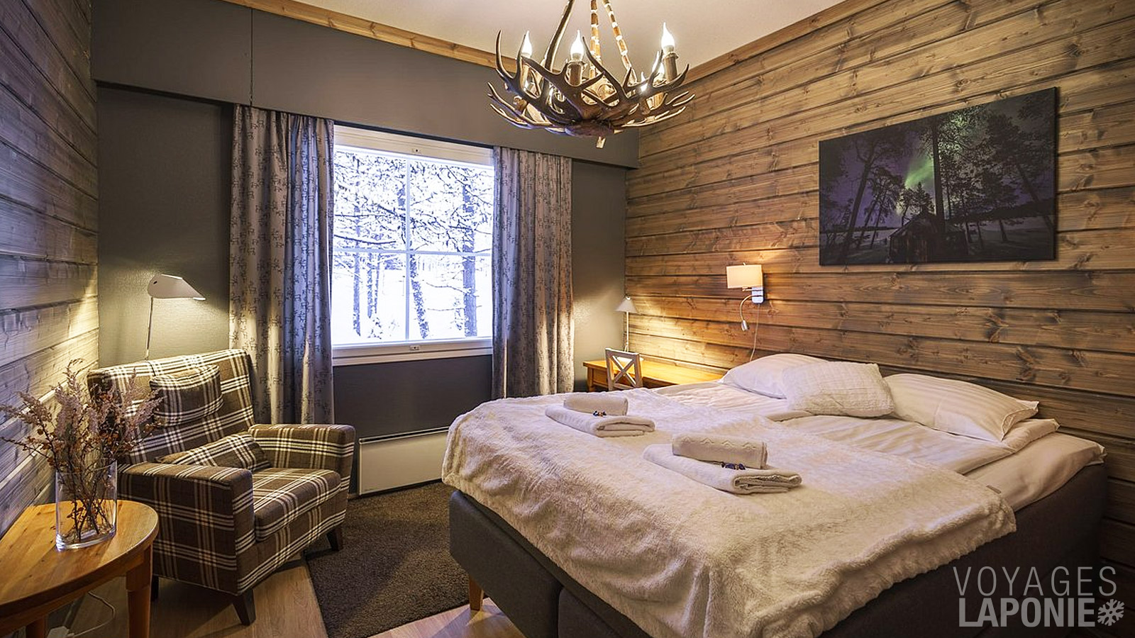Les chambres standard ou Wilderness Rooms confortables sont équipées de lits twin ou doubles et d’une salle de bain privée