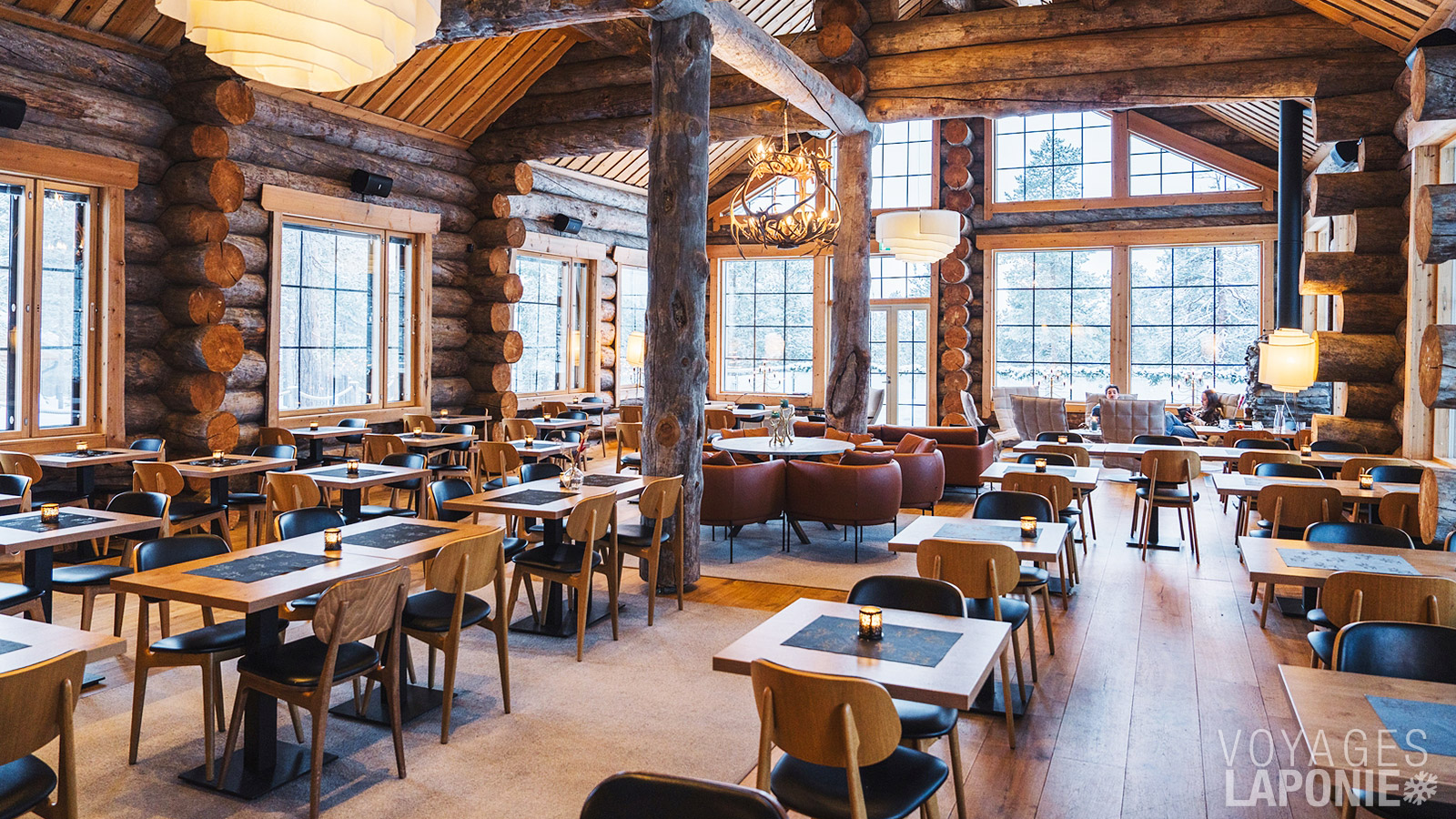 Les repas sont servis dans le bâtiment principal