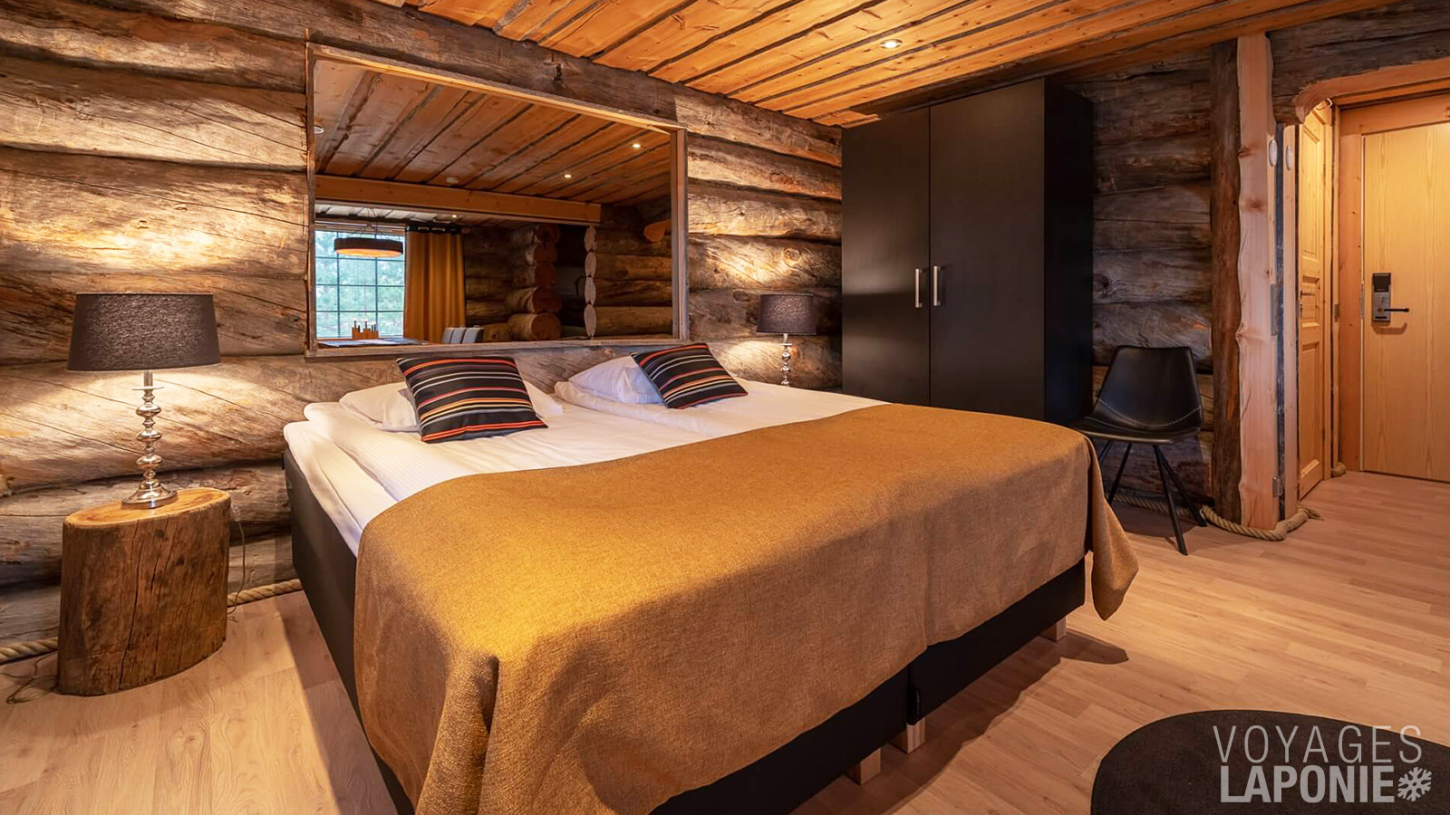 Les Wilderness Rooms disposent d’un lit double et d’une salle de bain privative