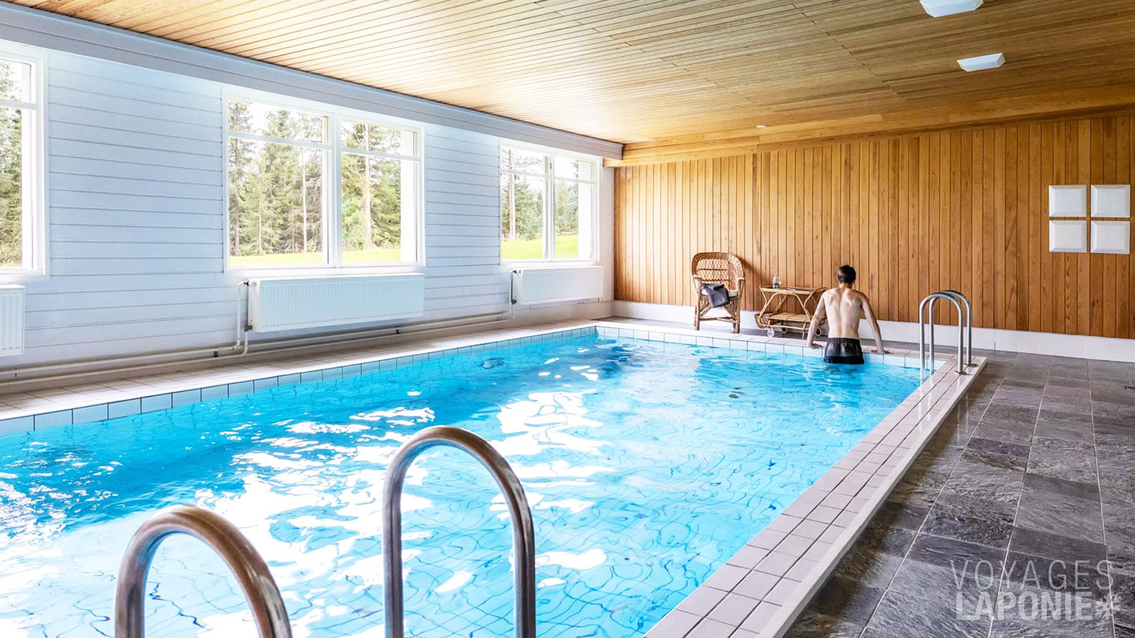 Le manoir dispose également d’une piscine chauffée