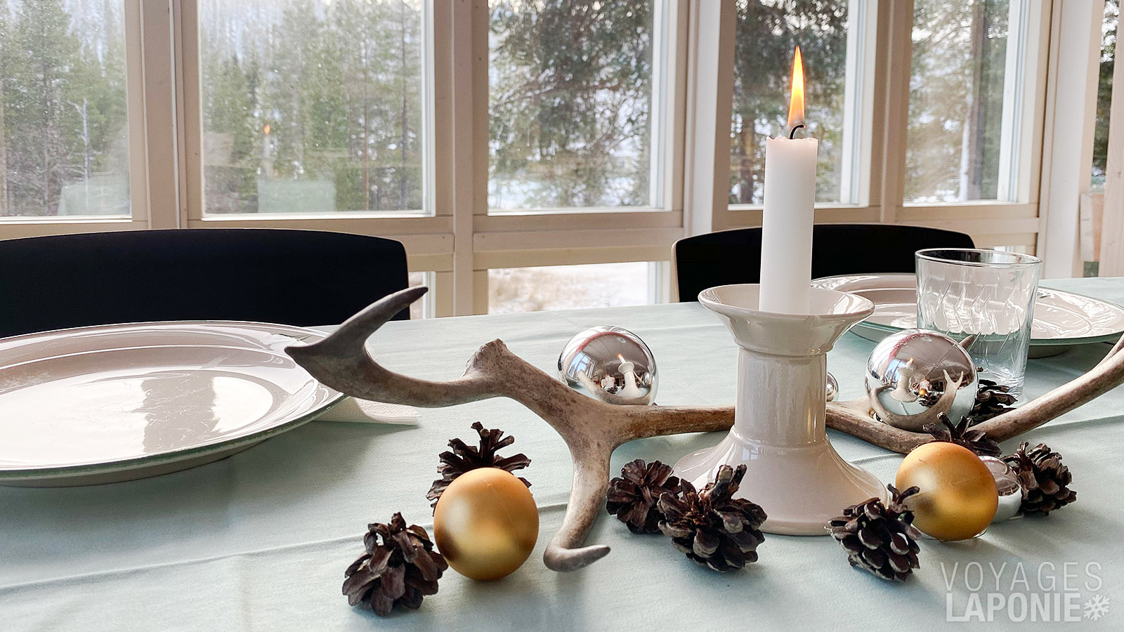 Le restaurant de l’hôtel peut accueillir jusqu’à 90 personnes