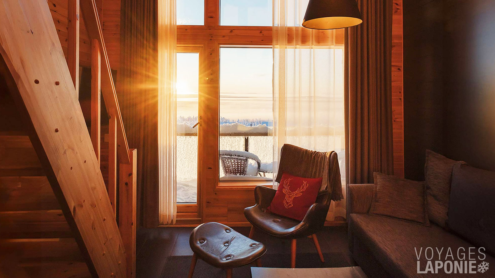 Les suites disposent d’un lit double ou de deux lits séparés au premier étage, ainsi que d’un canapé-lit au rez-de-chaussée