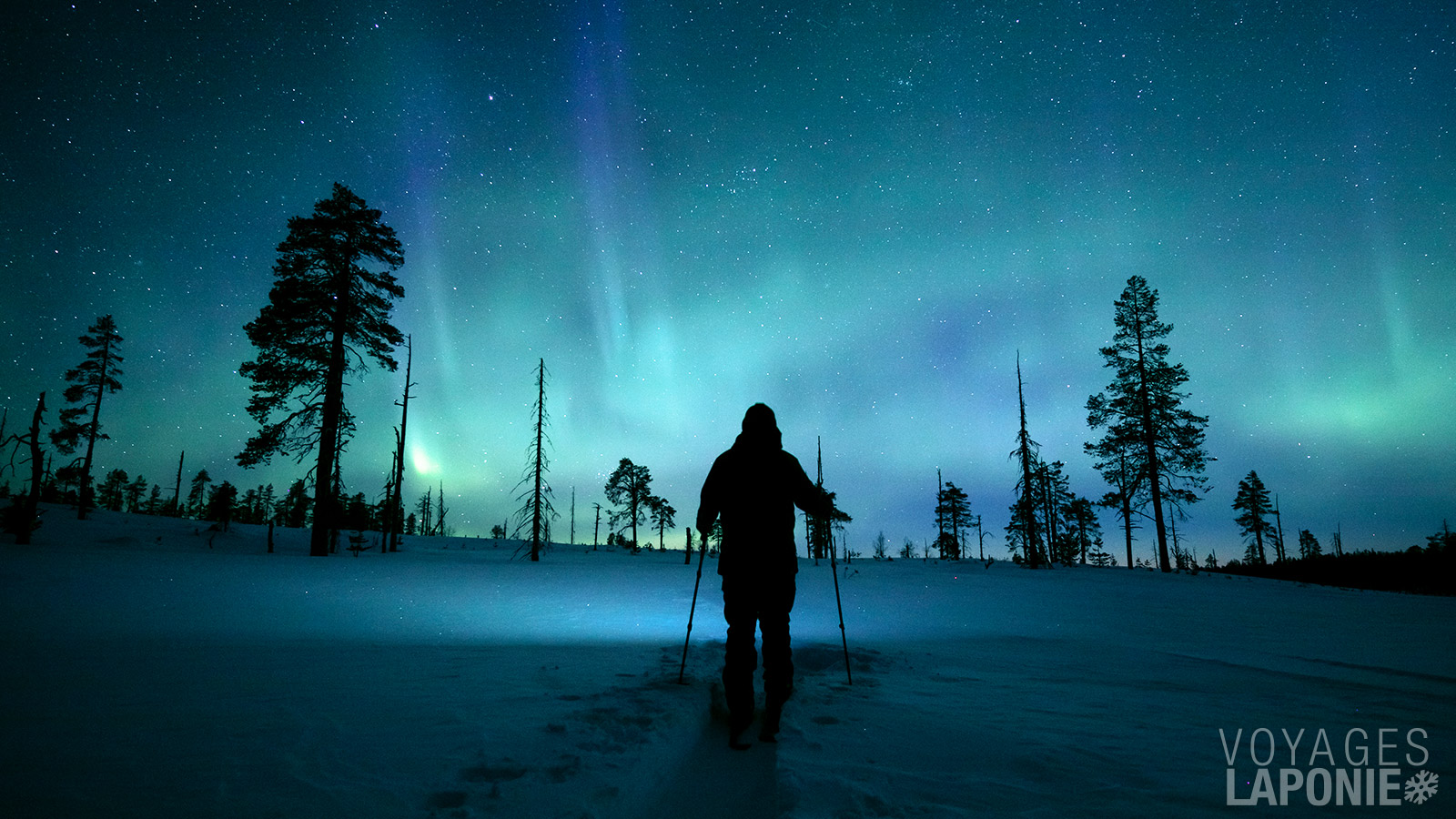 L’emplacement isolé est idéal pour observer les aurores boréales