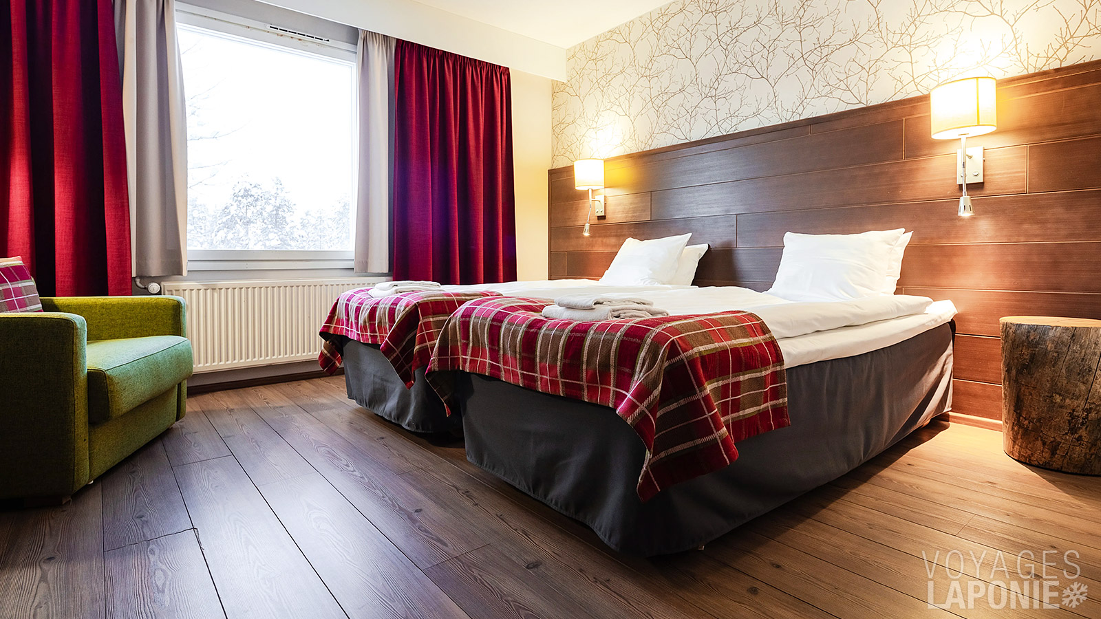 Vous pouvez également opter pour une chambre avec douche et sauna à l’hôtel Sirkantähti***