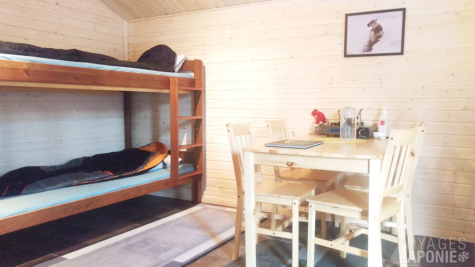 Les cabanes de pleine nature dans lesquelles vous séjournez durant le programme offrent un confort de base