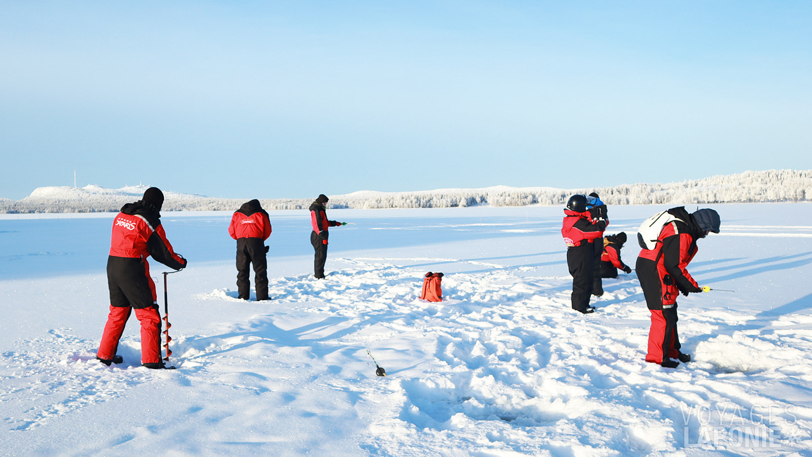 Envie d’un peu plus d’action? Optez pour une session de pêche sur glace - Facultatif