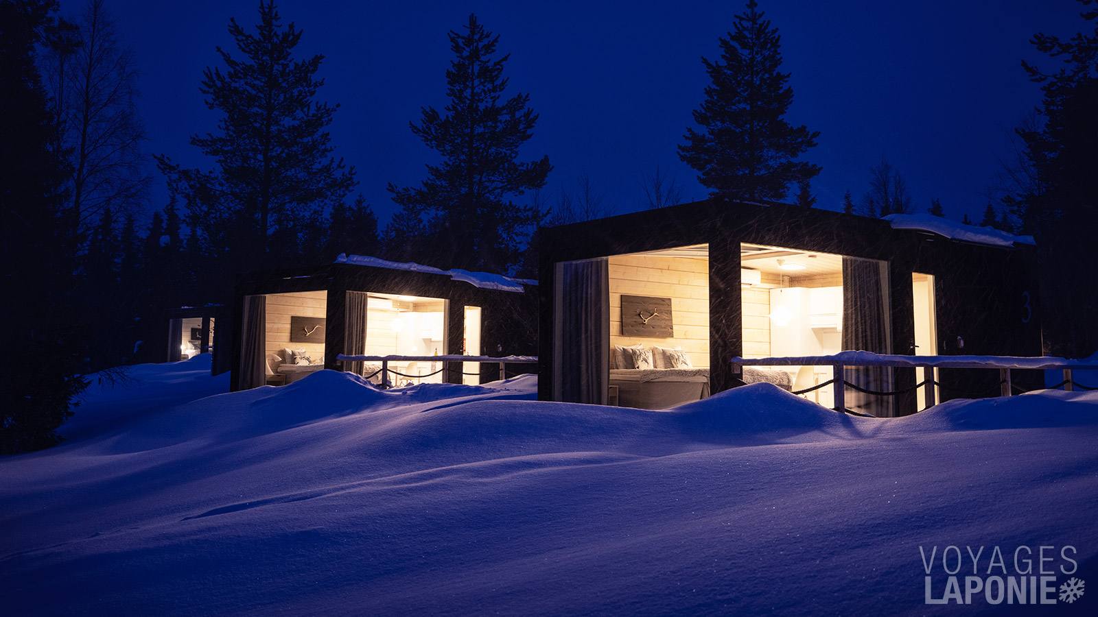 Le complexe Ruka Glass Village comprend au total 10 villas indépendantes