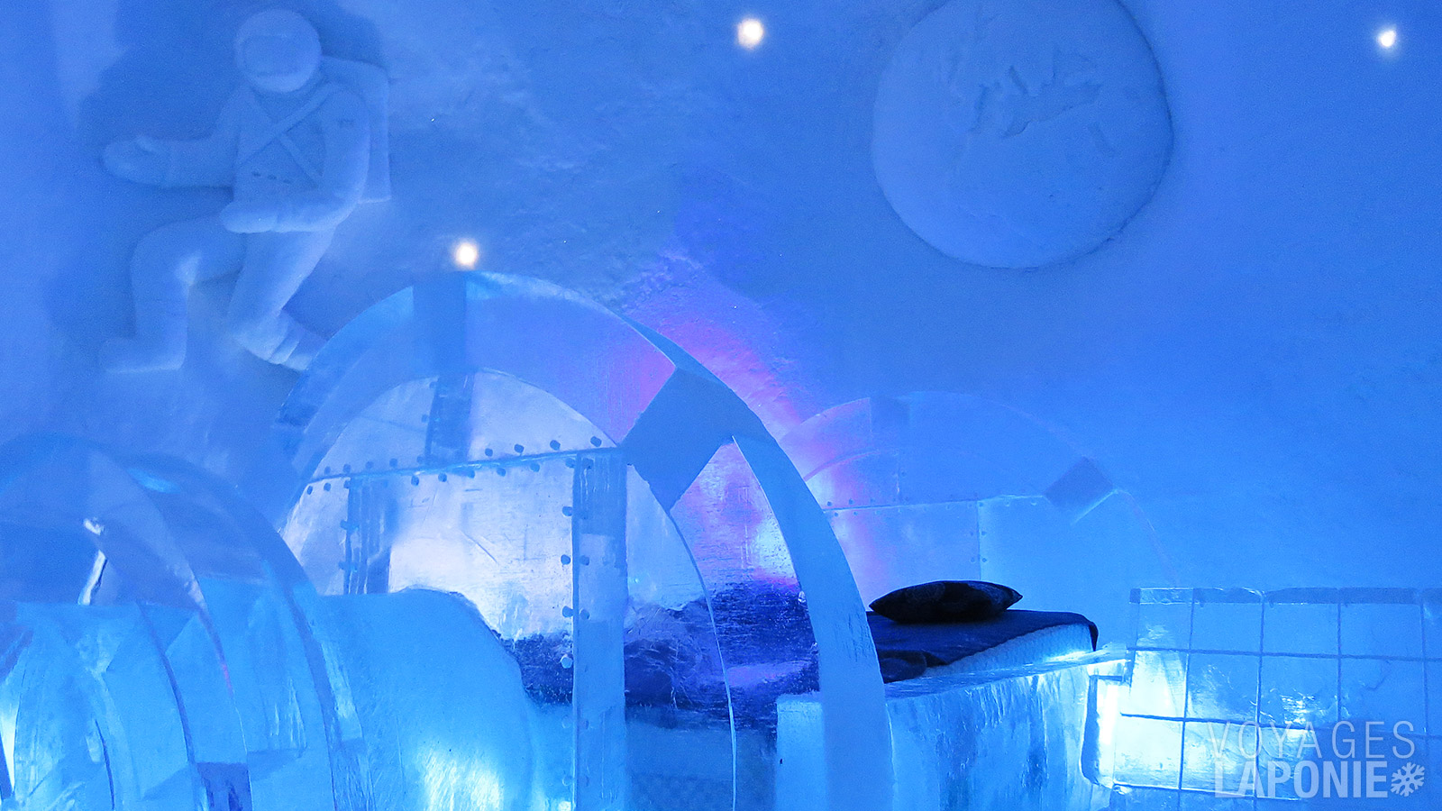 Chacune des Ice Suites du Snow Village possède un design unique