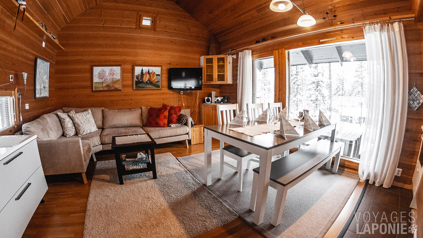 Dans votre chalet, vous disposez de toutes les commodités pour un séjour convivial en famille ou en petit groupe