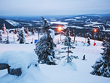 Levi est un des villages de ski les plus variés de Finlande