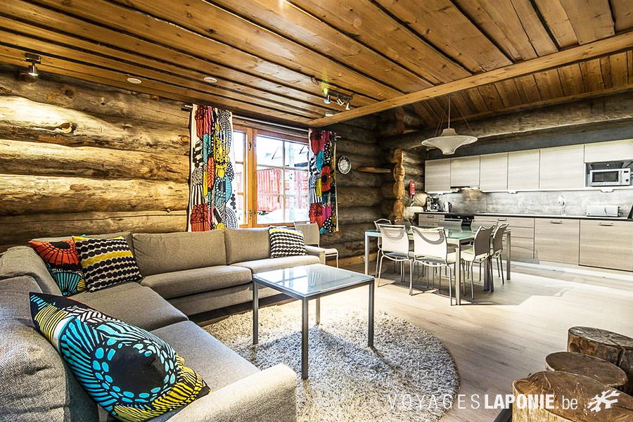 Ce type de logement est idéale si vous cherchez l'atmosphère familiale de la Laponie
